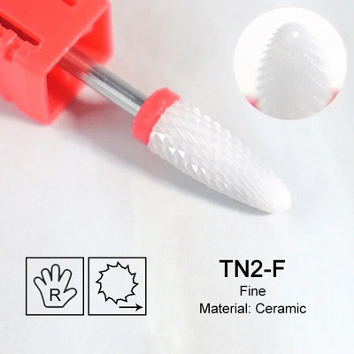 Keraminis frezavimo pjaustytuvas Liepsnos karbido nagų grąžtai rožinės spalvos gelio nuėmiklis Elektriniai grąžtai Poliravimas Nulupimas Nagų dailės įrankiai