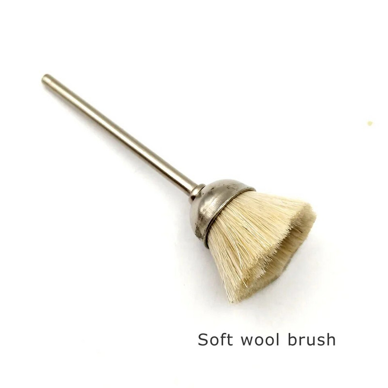 Τρυπάνια νυχιών HYTOOS 1PCS Βούρτσα καθαρισμού χάλκινου σύρματος 3/32'' Περιστροφικά ηλεκτρικά τρυπάνια μανικιούρ Αξεσουάρ Εργαλεία τέχνης νυχιών