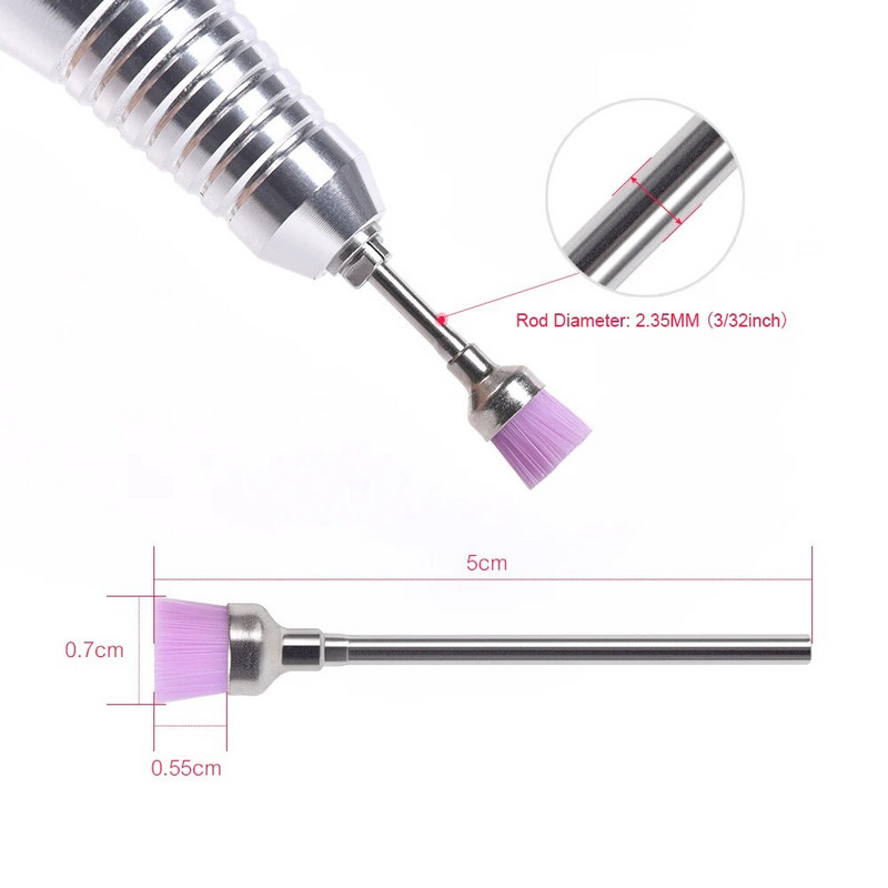 5/10 tk küünepuuriotsaku puhastusharja puhastusvahend elektriline küüneviilid Freeslõikur tolmueemaldaja puuritarvikud küünekunsti tööriist