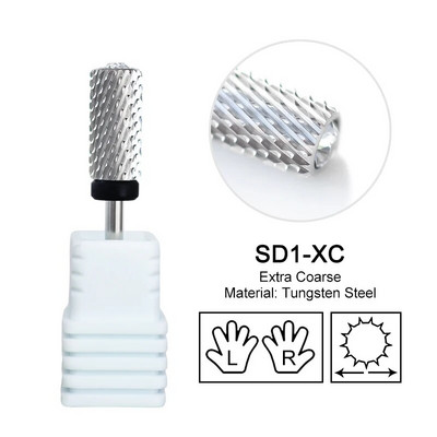 Volframo didelis apvalus viršus su deimantiniu nagų grąžtu karbidu Stipriausias statinės pjoviklis rotaciniu šlifavimu Geriausias miltelių gelio valiklis