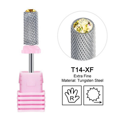 Volframo didelis apvalus viršus su deimantiniu nagų grąžtu karbidu Stipriausias statinės pjoviklis rotaciniu šlifavimu Geriausias miltelių gelio valiklis