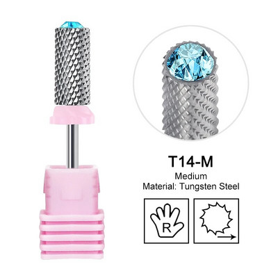 Volframo didelis apvalus viršus su deimantiniu nagų grąžtu karbidu Stipriausias statinės pjoviklis rotaciniu šlifavimu Geriausias miltelių gelio valiklis