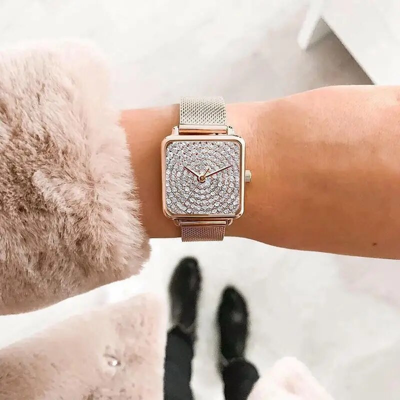 Kvaliteetne luksuslik moodne tipptasemel Mantianxing Diamond Steel Belt Naiste Kvartskell Poistele Business Spordikell Relojed