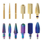 Burghiu electric de înaltă calitate pentru arta unghiilor Cap de șlefuit din carbură de tungsten pentru freze pentru manichiură Instrumente de lustruit