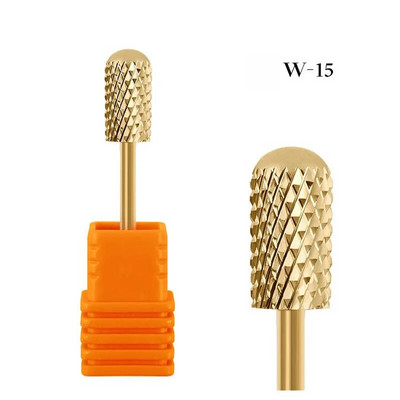 Burghiu electric de înaltă calitate pentru arta unghiilor Cap de șlefuit din carbură de tungsten pentru freze pentru manichiură Instrumente de lustruit