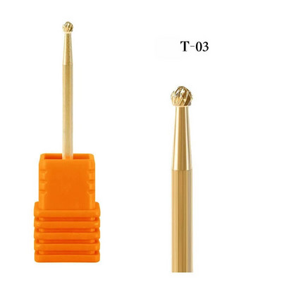 Burghiu electric de înaltă calitate pentru arta unghiilor Cap de șlefuit din carbură de tungsten pentru freze pentru manichiură Instrumente de lustruit