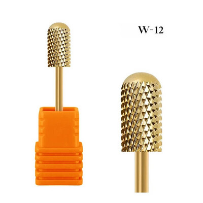 Burghiu electric de înaltă calitate pentru arta unghiilor Cap de șlefuit din carbură de tungsten pentru freze pentru manichiură Instrumente de lustruit