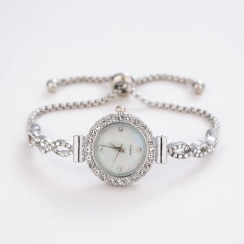 Дамски ръчен часовник с малък циферблат, женски часовник с гривна, кварцов, за свободното време, популярен, елегантен часовник, златни часовници, час, дамски