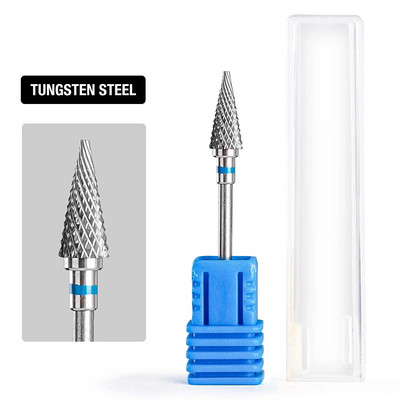 LadyMisty koonuskarbiidist volfram küünepuuri otsaga maniküüri puur freesimiseks lõikuriks küüneviilid puhver küünekunsti varustuse tarvik