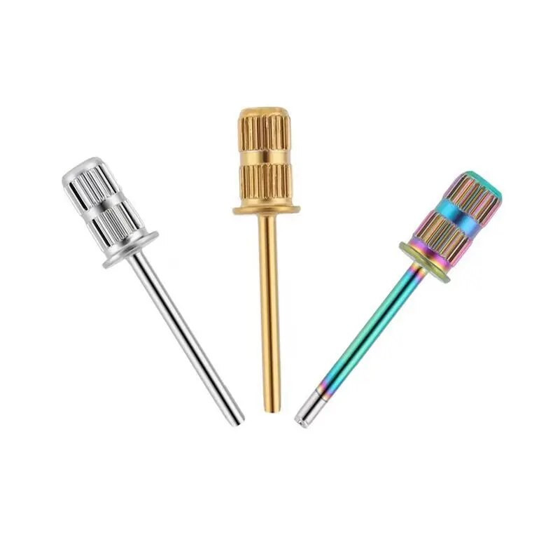 10 vnt. 3/32 colių įtvaro antgalis, skirtas šlifavimo juostoms nagų gręžtuvui, manikiūro mašina Pro Nail Bit Nails Priedai
