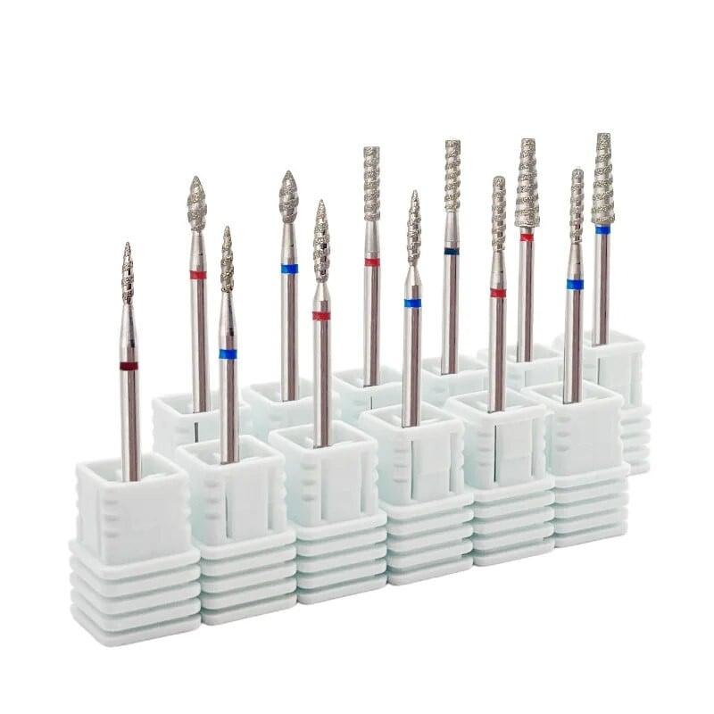 1 gab. Spirālveida nagu lakas urbis dimanta griešanas instrumentiem, frēzēm, atstarpju noņemšanai, pulēšanas mašīnu piederumiem