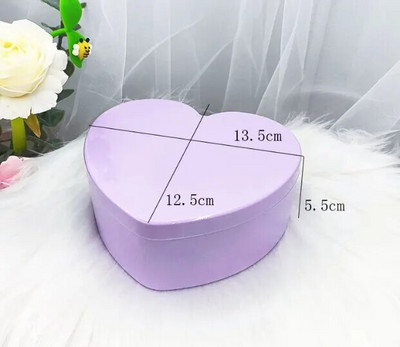 Κουτί κοσμημάτων με καθρέφτη σε σχήμα καρδιάς με διπλή στρώση Candy Macalline Παιδικό κουτί αποθήκευσης κοσμημάτων Diy