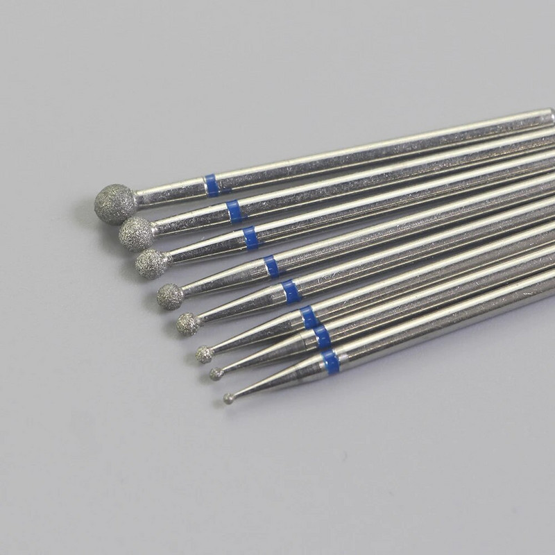 3gab Dimanta frēzes manikīram Rotējošie nagu urbji elektriskie pedikīra iekārtas aprīkojums kutikulas noņemšanas instrumenti