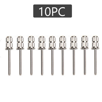 ERUIKA 10PCS Αξεσουάρ άξονα νυχιών Match Nail Trining Electric Rotating Nail Drill Coppers Manicure Cutters Manicure