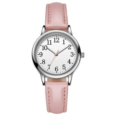 Jaapani liikumine Kergesti loetav araabia numbrid PU nahast rihm 31 mm numbrilauaga Laides kell