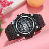 Moodne naiste LED-digikuupäevaline sõjaväe spordikell Kummist kvartskell, veekindel 2023. aasta meeste elektrooniline spordikell