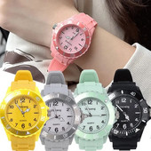 New Ins Quartz Γυναικείο ρολόι Αθλητικά αδιάβροχα ηλεκτρονικά ρολόγια Candy πολύχρωμα φοιτητικά ζευγάρια ηλεκτρονικά ρολόγια χειρός Δώρο