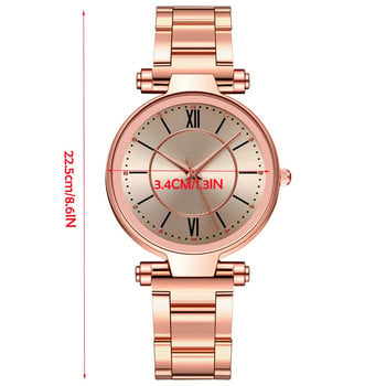 Ежедневни дамски кварцов часовник с каишка от неръждаема стомана Аналогов ръчен часовник женски наручные montre femme relojes para mujer