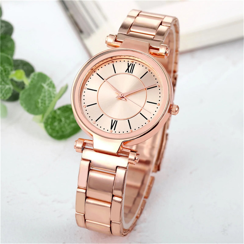 Casual naiste kvartsist roostevabast terasest rihmaga käekell Analoog randmekell часы женские наручные montre femme relojes para mujer
