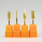 Easy Nail 3/32`` Golden Professionaalne karbiidist küünepuuriotsak Elektriline küüneviil Kuldpuure Kuum Müüa Kõrge kvaliteet