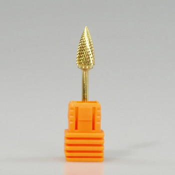 Easy Nail 3/32\'\' Golden Professional Carbide Nail Drill Bit Ηλεκτρική λίμα νυχιών Gold Drill Bit Hot selling Υψηλή ποιότητα