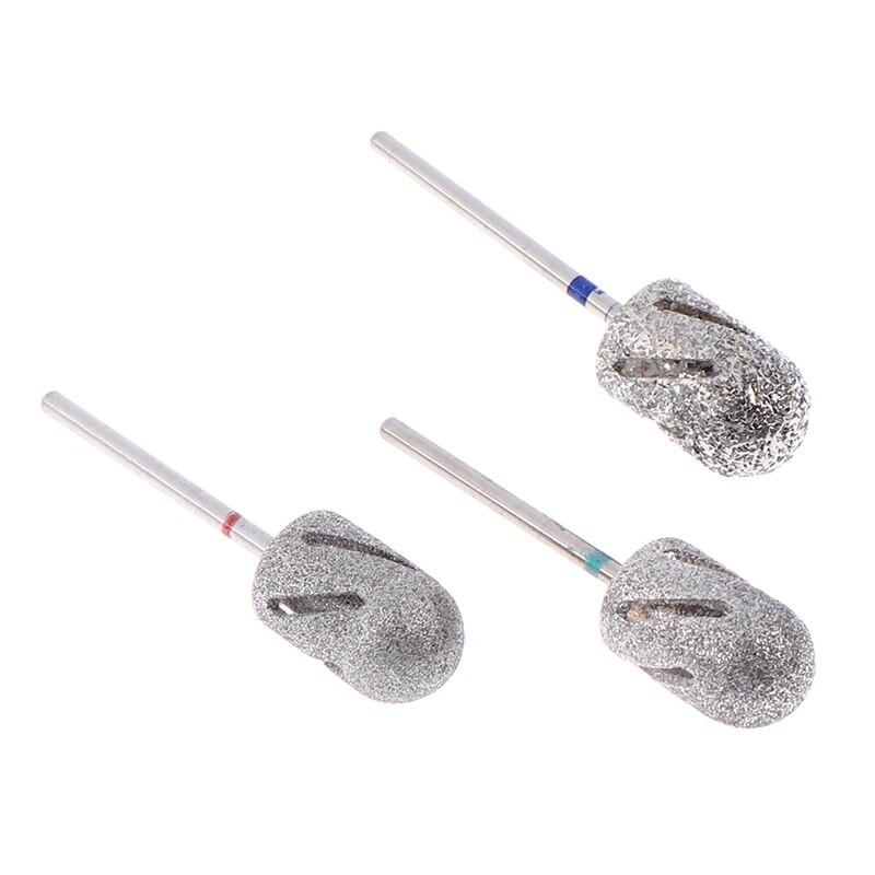3 suuruses maniküüri ja pediküüri puur treipingi küünepuuriotsakud jalahooldusvahendi jaoks Callus Clean küünenaha küünte tarvikud ja tööriistad
