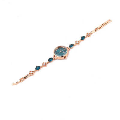 Naiste mood, kvarts, väikesed rohelised käekellad, lihtsad ja veekindlad naiste käevõrud, naiste jade käekell