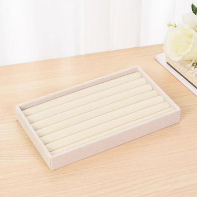 Sametist ehete vitriinide ümbris Virnastatav peen ehete hoidja Kaasaskantav sõrmus Kõrvarõngad Kaelakee Korraldajakarp Kuum müük