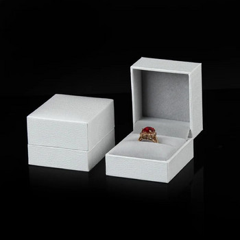 Χονδρικό δαχτυλίδι σκουλαρίκια Κοσμήματα Κουτί συσκευασίας για Business Superior Δώρο Κολιέ καρφιά αυτιών βραχιόλι βραχιόλι βραχιόλι αποθήκευσης λευκό