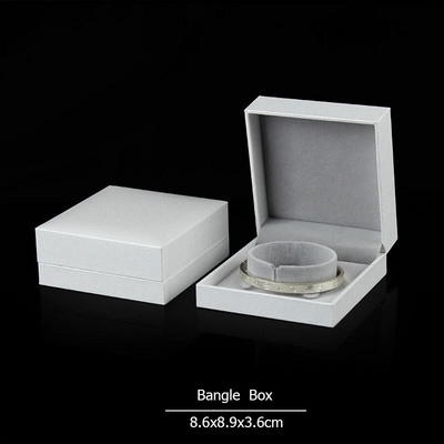 Hulgimüük Sõrmus Kõrvarõngad Ehete Pakendikarp ettevõtetele Suurepärane kingitus kaelakee kõrvaklambrid käevõru käevõru hoiukarp valge