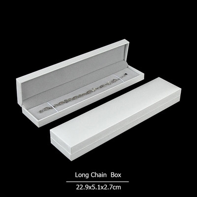 Hulgimüük Sõrmus Kõrvarõngad Ehete Pakendikarp ettevõtetele Suurepärane kingitus kaelakee kõrvaklambrid käevõru käevõru hoiukarp valge