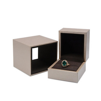 Скрит венчален пръстен Кутия за подарък Хартиена чанта Влюбени Двойка Кутия за пръстени Калъф за презентации Луксозни бижута Кутия за съхранение Колие с висулка