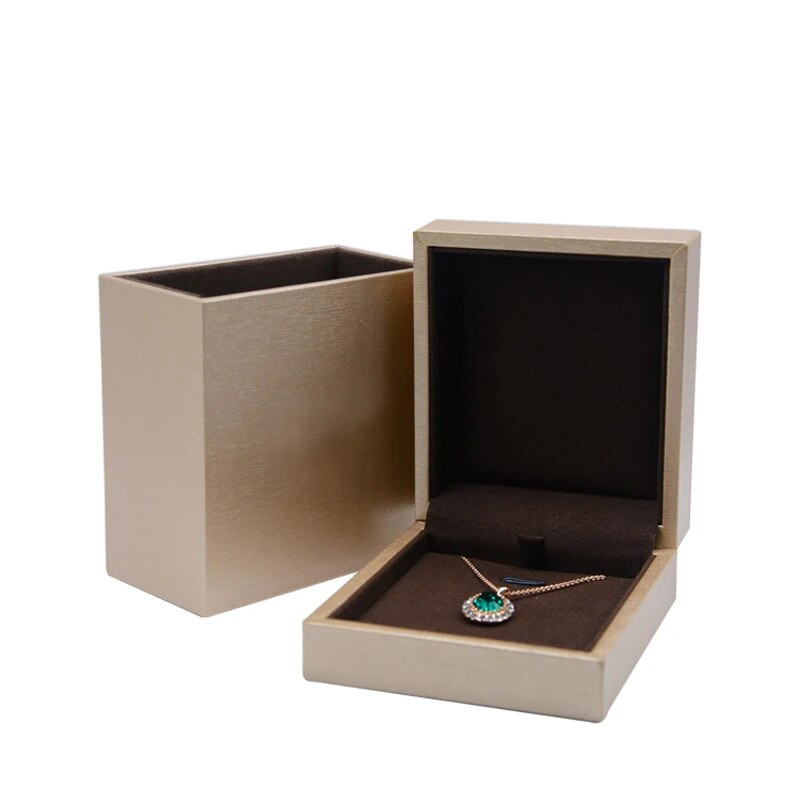 Peidetud abielusõrmuse kinkekarp paberist käekottide armastajate paarisõrmusekarp esitluskarp Luksuslik ehete ripatsiga kaelakee hoiukarp