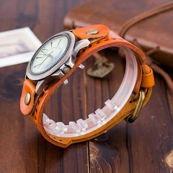 CCQ Μάρκα Ανδρικά Γυναικεία Vintage Δερμάτινο Βραχιόλι Αγελάδας Ρολόγια Χεριού Casual Luxury Ανδρικό Γυναικείο ρολόι χαλαζία Relogio Masculino Relojes