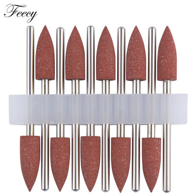 Lõikur maniküüri jaoks Kummi silikoon keraamiline freesimine küünekunsti lõikur poleerimispuhverviilid elektrimasina puur