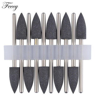 Lõikur maniküüri jaoks Kummi silikoon keraamiline freesimine küünekunsti lõikur poleerimispuhverviilid elektrimasina puur