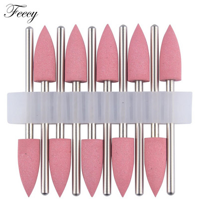 Lõikur maniküüri jaoks Kummi silikoon keraamiline freesimine küünekunsti lõikur poleerimispuhverviilid elektrimasina puur