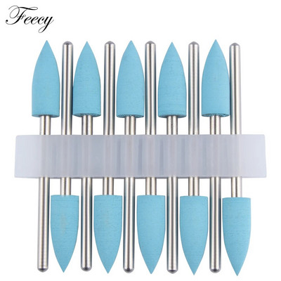 Lõikur maniküüri jaoks Kummi silikoon keraamiline freesimine küünekunsti lõikur poleerimispuhverviilid elektrimasina puur