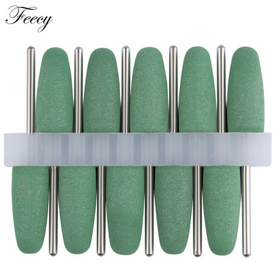 Lõikur maniküüri jaoks Kummi silikoon keraamiline freesimine küünekunsti lõikur poleerimispuhverviilid elektrimasina puur