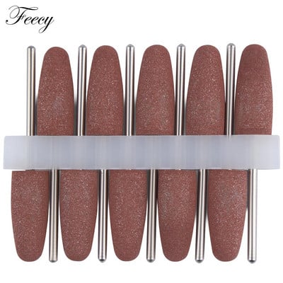 Lõikur maniküüri jaoks Kummi silikoon keraamiline freesimine küünekunsti lõikur poleerimispuhverviilid elektrimasina puur