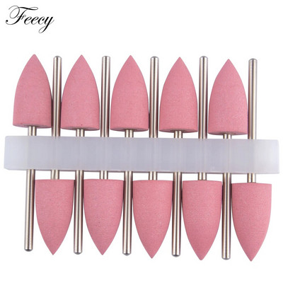 Lõikur maniküüri jaoks Kummi silikoon keraamiline freesimine küünekunsti lõikur poleerimispuhverviilid elektrimasina puur