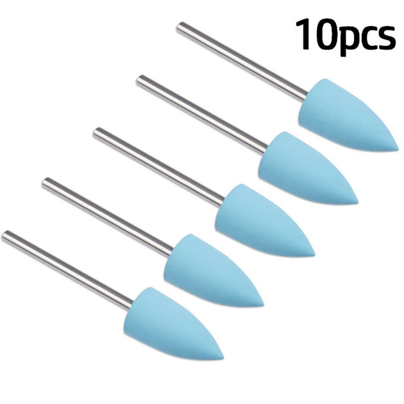 Lõikur maniküüri jaoks Kummi silikoon keraamiline freesimine küünekunsti lõikur poleerimispuhverviilid elektrimasina puur