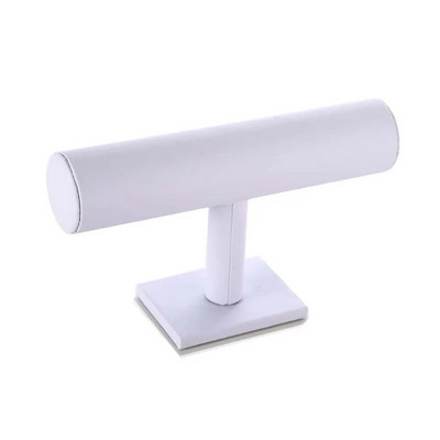 Μαύρο βελούδινο βραχιόλι με αλυσίδα Ρολόι T-Bar Rack Κοσμήματα σκληρή βάση οθόνης Βάση κοσμημάτων Organizer σκληρή βάση οθόνης