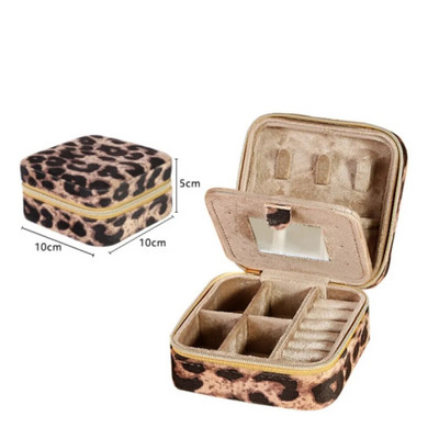 Pehme sametist ehtekarp naistele kaelakee sõrmus kõrvarõngad korraldaja hoidik reisimiseks kaasaskantav tõmblukuga ruudukujuline ehete hoiukarp