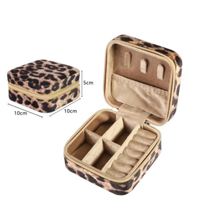 Pehme sametist ehtekarp naistele kaelakee sõrmus kõrvarõngad korraldaja hoidik reisimiseks kaasaskantav tõmblukuga ruudukujuline ehete hoiukarp