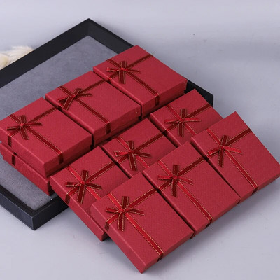 Hulgimüük 12tk/partii karp 2023 uus kohandatud ehete pakkekarp Ehtekõrvarõngad sõrmus kaelakee pulmakarp Mitu võimalust