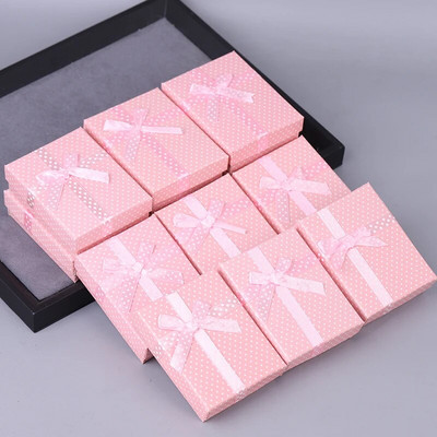 Hulgimüük 12tk/partii karp 2023 uus kohandatud ehete pakkekarp Ehtekõrvarõngad sõrmus kaelakee pulmakarp Mitu võimalust