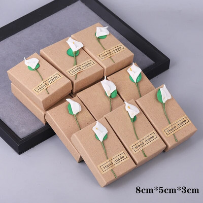 Hulgimüük 12tk/partii karp 2023 uus kohandatud ehete pakkekarp Ehtekõrvarõngad sõrmus kaelakee pulmakarp Mitu võimalust