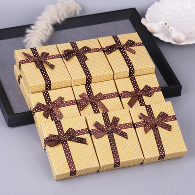 Hulgimüük 12tk/partii karp 2023 uus kohandatud ehete pakkekarp Ehtekõrvarõngad sõrmus kaelakee pulmakarp Mitu võimalust