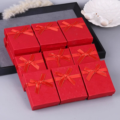 Hulgimüük 12tk/partii karp 2023 uus kohandatud ehete pakkekarp Ehtekõrvarõngad sõrmus kaelakee pulmakarp Mitu võimalust